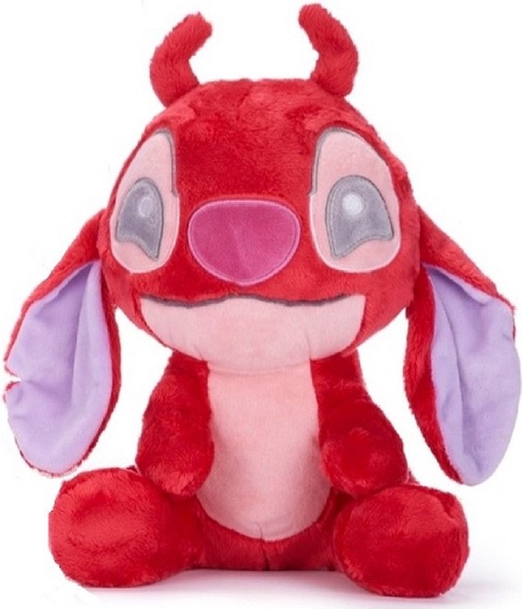 Leroy Snuggletime - Disney Lilo en Stitch Pluche Knuffel 26 cm {Disney Plush Toy - Speelgoed knuffeldier knuffels voor kinderen jongens meisjes - Lilo & Stitch, Angel, Leroy, Stitch}